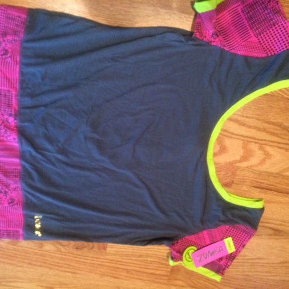 ZUMBA OUTFIT   Leggings Large  Top XL  NWT - Picture 7 of 8